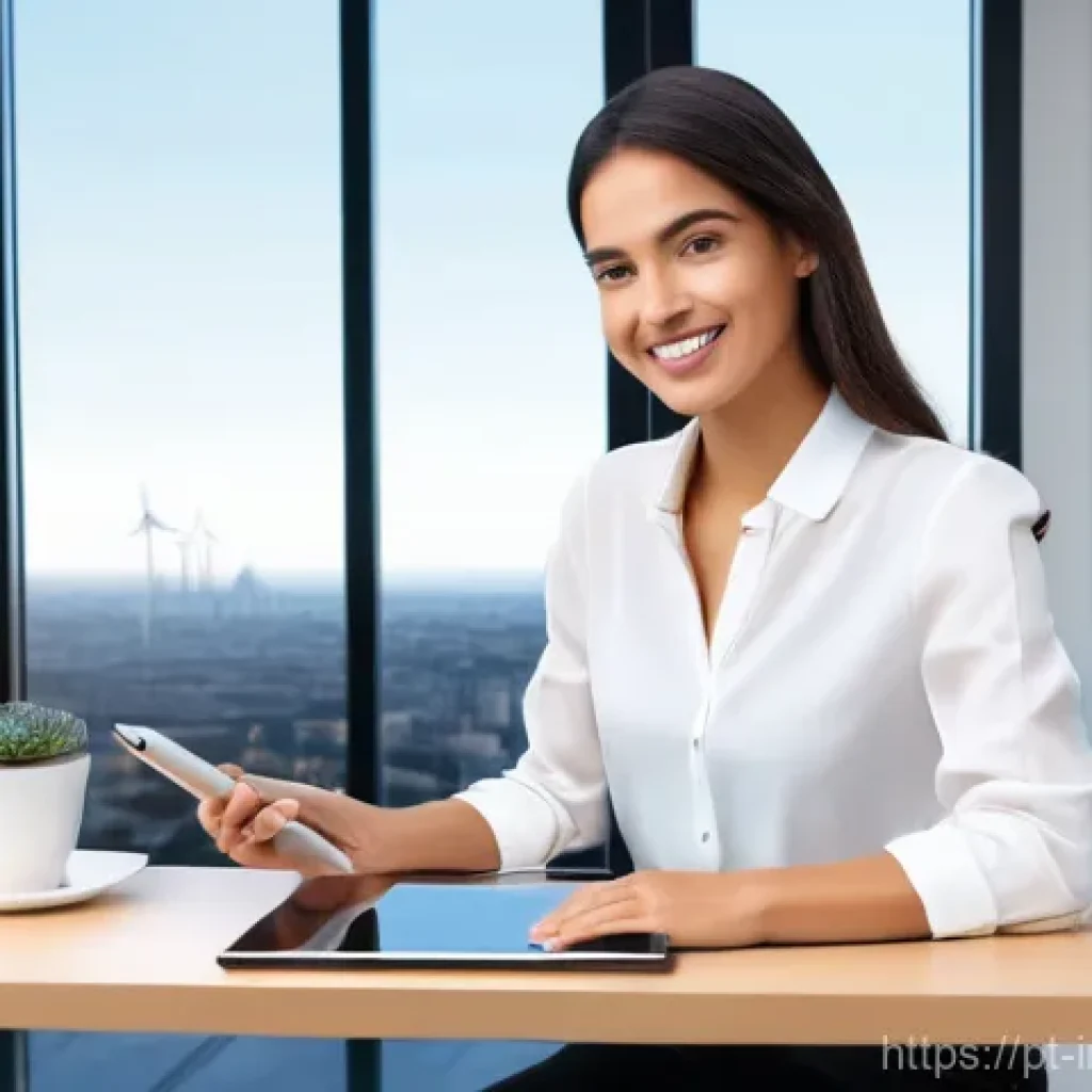 저비용 인덱스 펀드를 활용한 자산 성장 전략 - **Prompt 1: "Simplicity and Growth with ETFs"**
"A young Portuguese professional woman, early 30...